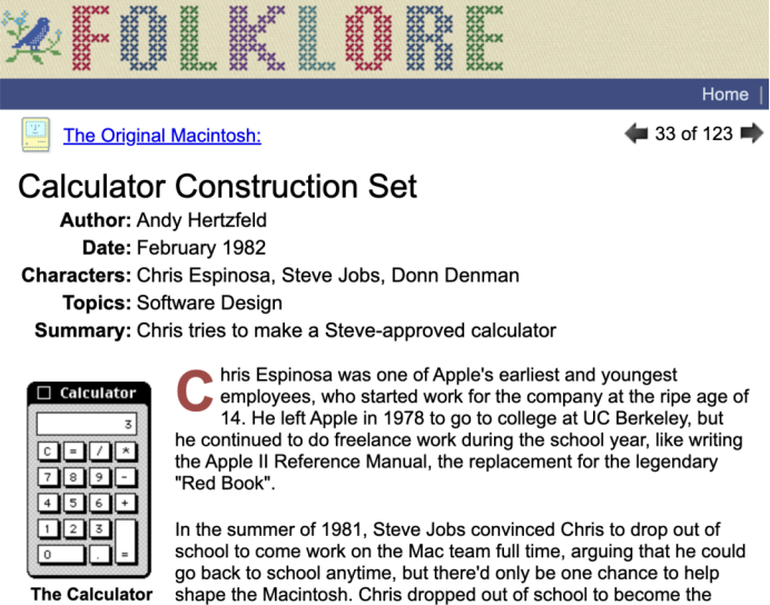 曾被乔布斯逼到崩溃，苹果8号工程师反手做了个工具“让老板自己设计”，竟在十分钟内定下Mac计算器原型，一用就是近20年