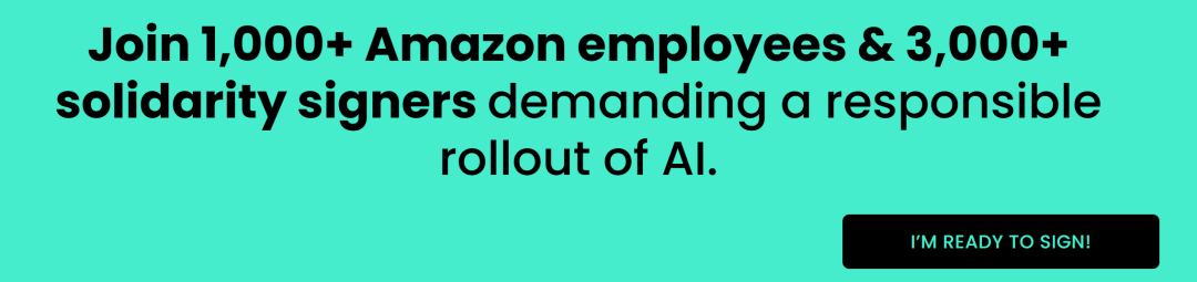 1000+ 员工“联名反抗”！狠批公司 AI 战略将“毁掉民主、就业和地球”，亚马逊火速否认